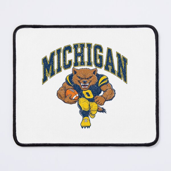 Item preview, Michigan Football Wolverine Mascot Distressed Vintage designed and sold by dartoffofo⭐⭐⭐⭐⭐.