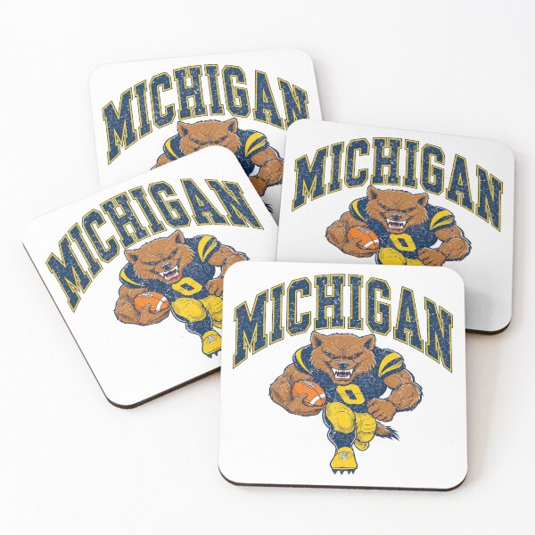 Item preview, Michigan Football Wolverine Mascot Distressed Vintage designed and sold by dartoffofo⭐⭐⭐⭐⭐.