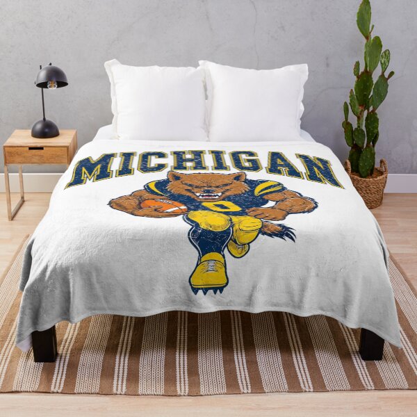 Item preview, Michigan Football Wolverine Mascot Distressed Vintage designed and sold by dartoffofo⭐⭐⭐⭐⭐.