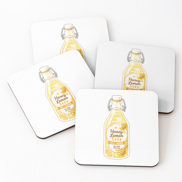 Item preview, Cute Honey Lemon Soda Clipart PNG designed and sold by KJackArtwork.