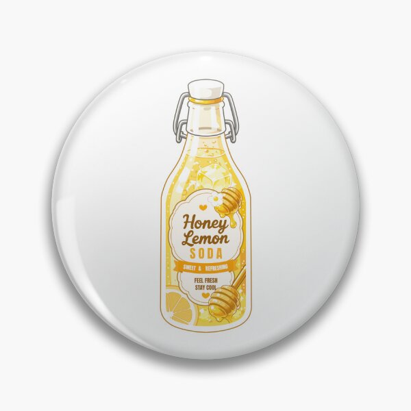 Item preview, Cute Honey Lemon Soda Clipart PNG designed and sold by KJackArtwork.