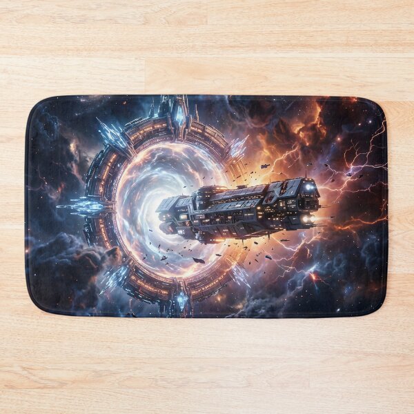 Item preview, Sci Fi Spaceship Hyperspace Warp Gate Journey designed and sold by Marcu Ioachim.