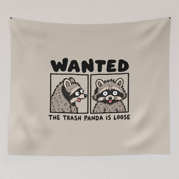 Item preview, Funny Raccoon Duo Cute Trash Panda Art designed and sold by BrooklynRhodes.