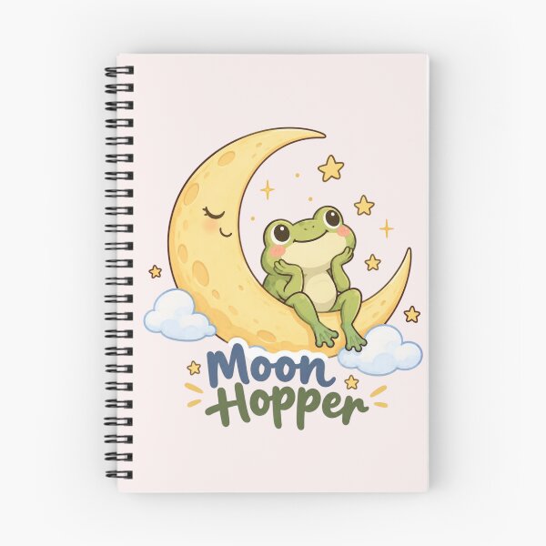 Item preview, Cute Frog Moon Hopper Kawaii Night Frog Crescent Moon Dreamer designed and sold by Sanika arts .