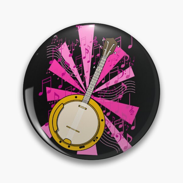 Item preview, Banjo and Music designed and sold by Jaudaux Designs.
