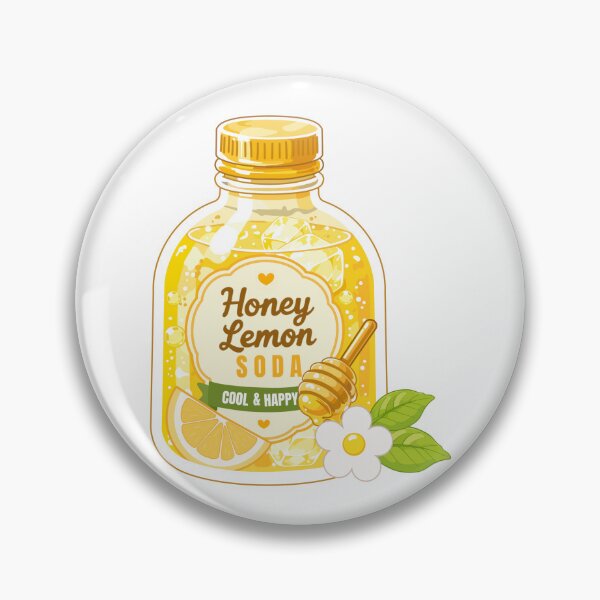 Item preview, Cute Honey Lemon Soda Clipart PNG designed and sold by KJackArtwork.