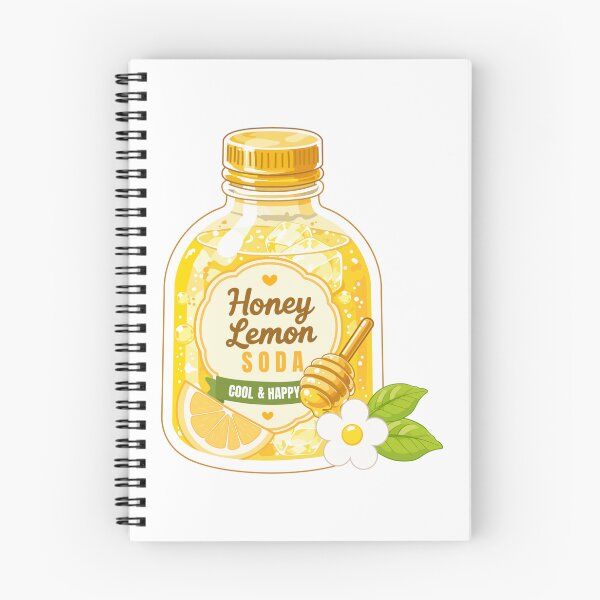 Item preview, Cute Honey Lemon Soda Clipart PNG designed and sold by KJackArtwork.