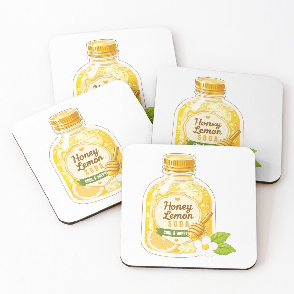 Item preview, Cute Honey Lemon Soda Clipart PNG designed and sold by KJackArtwork.