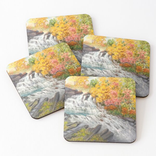 Item preview, Autumn Mountain Cascade designed and sold by KarenZuk.