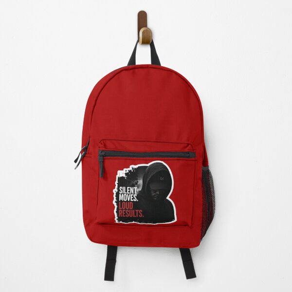 Item preview, Silent Moves Loud Results Hooded Figure Motivational Sticker designed and sold by Scro-Ciob-Shop.