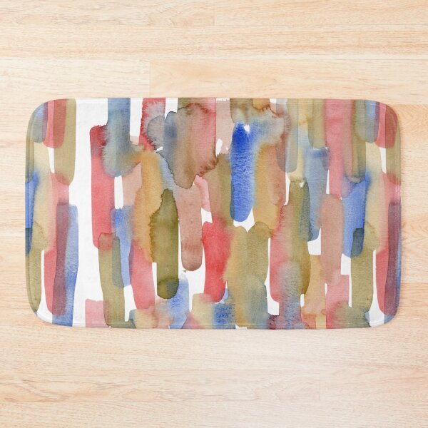 Item preview, Colourful Vertical Watercolour Brushstrokes designed and sold by ArithraStudio.