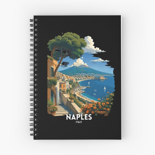 Item preview, Naples Italy Vintage Travel Sea View designed and sold by Bandnarelle.