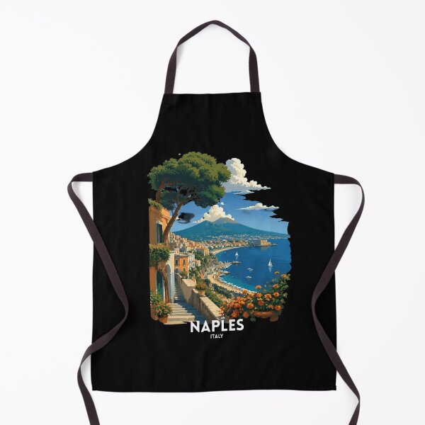Item preview, Naples Italy Vintage Travel Sea View designed and sold by Bandnarelle.