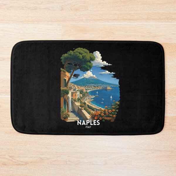 Item preview, Naples Italy Vintage Travel Sea View designed and sold by Bandnarelle.
