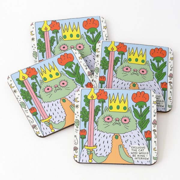 Item preview, Crown‑Meow Chaos: The Indie Kitty Serving Full Regal‑Rizz designed and sold by Print Fiction.