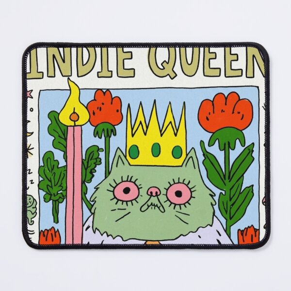 Item preview, Crown‑Meow Chaos: The Indie Kitty Serving Full Regal‑Rizz designed and sold by Print Fiction.