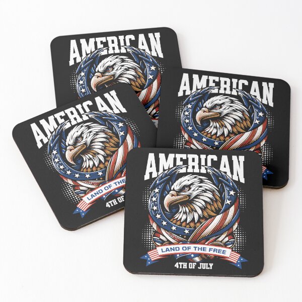 Item preview, Land of The Free Patriotic T-Shirt, American Eagle Independence designed and sold by vec4u.