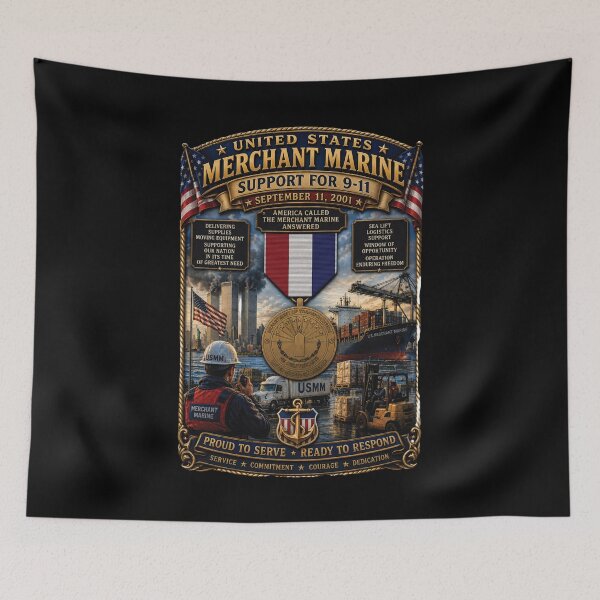 Item preview, USMM - Support for 9-11 - 3D - Enhanced designed and sold by Military Insignia Products.