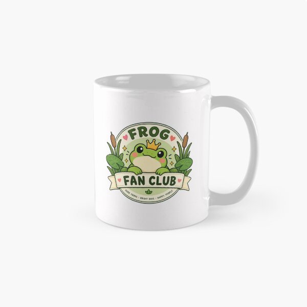 Item preview, Frog Fan Club Cute Frog Badge – Adorable Kawaii Frog Lover Club Sticker designed and sold by Sanika arts .