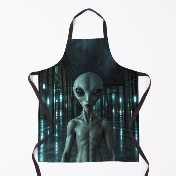 Item preview, Mysterious Grey Alien — Dark Cinematic Sci-Fi Portrait designed and sold by ZYVARENNE.