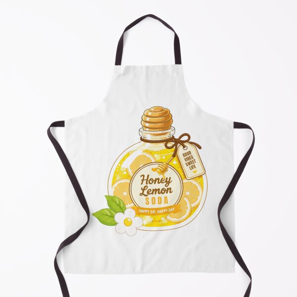Item preview, Cute Honey Lemon Soda Clipart PNG designed and sold by KJackArtwork.
