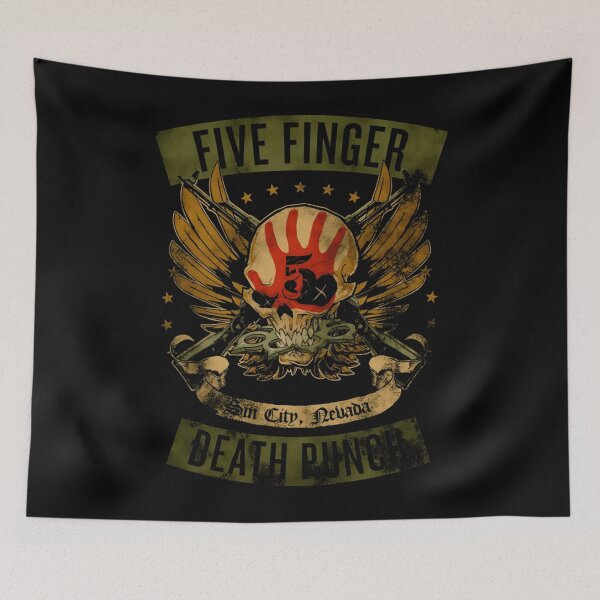 Item preview, Skull Death Metal Five Finger death punch designed and sold by Gerberjayey.