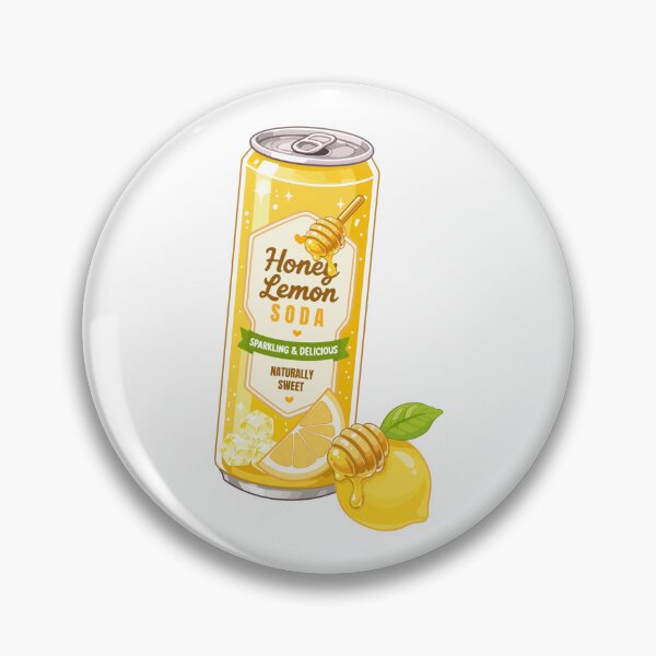 Item preview, Cute Honey Lemon Soda Clipart PNG designed and sold by KJackArtwork.