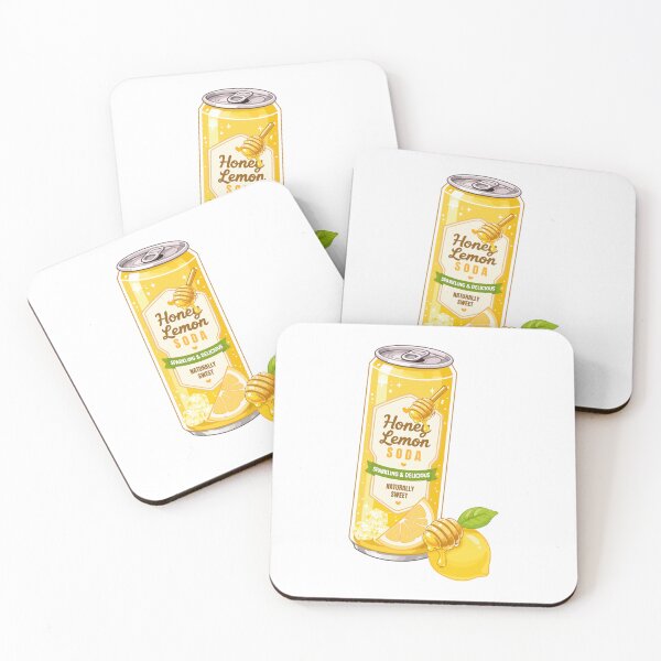 Item preview, Cute Honey Lemon Soda Clipart PNG designed and sold by KJackArtwork.
