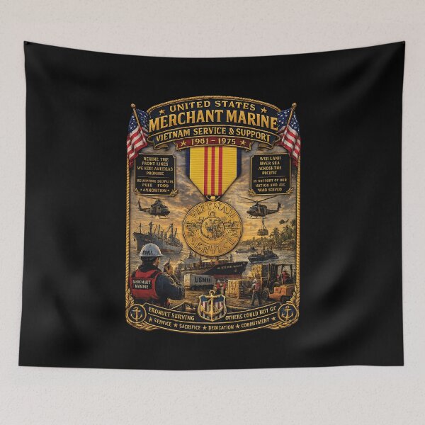 Item preview, USMM Vietnam Service - Support - 1961-1975 - 3D - Enhanced designed and sold by Military Insignia Products.