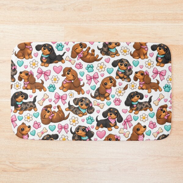 Item preview, Playful Dachshunds designed and sold by doddle&bloom.