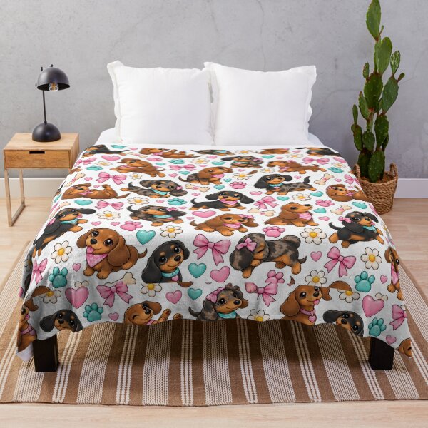 Item preview, Playful Dachshunds designed and sold by doddle&bloom.