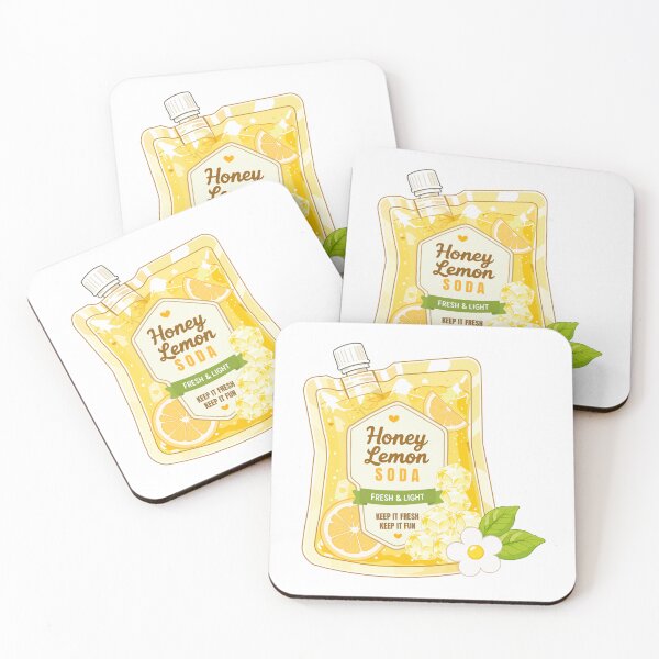 Item preview, Cute Honey Lemon Soda Clipart PNG designed and sold by KJackArtwork.