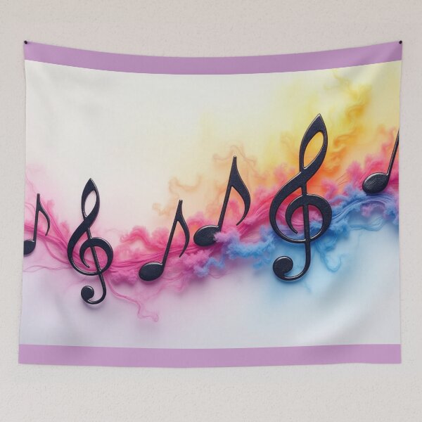 Item preview, Colorful Musical Notes Rainbow Abstract Art – Vibrant Music Lover Design. designed and sold by fbtrisha.