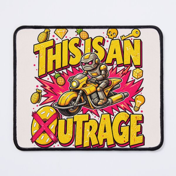 Item preview, This Is An Outrage designed and sold by urbanons.