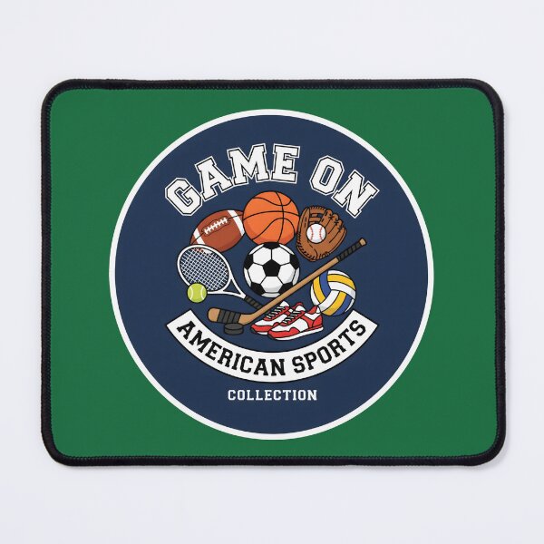 Item preview, Vintage Athletic Club Game On American Sports Badge. designed and sold by MyHappyArtShop.