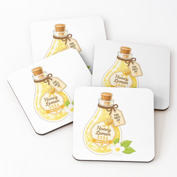 Item preview, Cute Honey Lemon Soda Clipart PNG designed and sold by KJackArtwork.