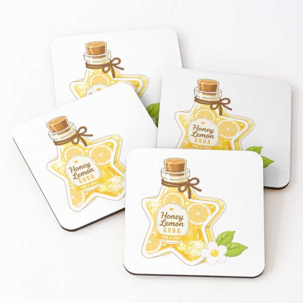 Item preview, Cute Honey Lemon Soda Clipart PNG designed and sold by KJackArtwork.