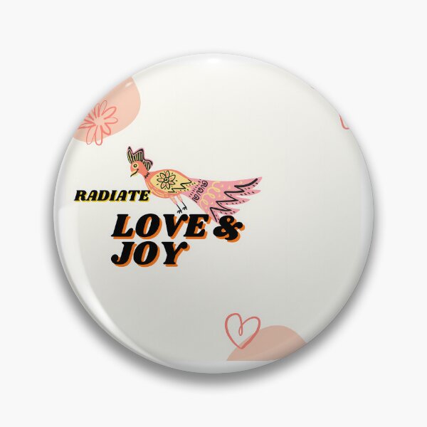 Item preview, Radiate Love And Joy Retro Bird Graphic Illustration designed and sold by NourArtCorner.