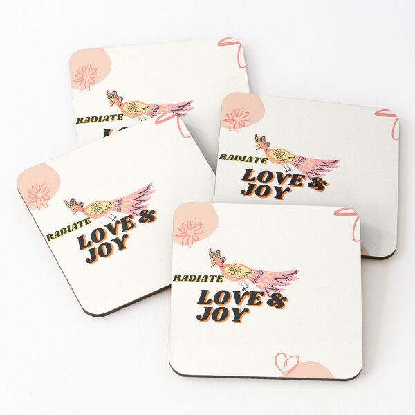 Item preview, Radiate Love And Joy Retro Bird Graphic Illustration designed and sold by NourArtCorner.