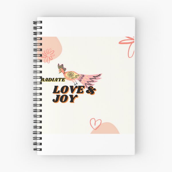 Item preview, Radiate Love And Joy Retro Bird Graphic Illustration designed and sold by NourArtCorner.