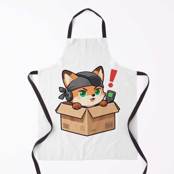 Item preview, Warning! metal gear solid snake foxhound cute chibi tactical fox sticker designed and sold by WildArtIT.