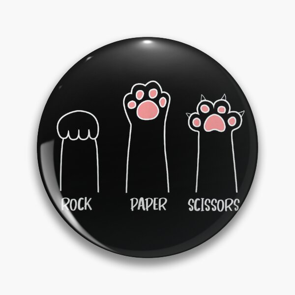 Item preview, Introvert Cat Rock Paper Scissors Funny Paw Game Pet Lover Design designed and sold by Lexastrong.