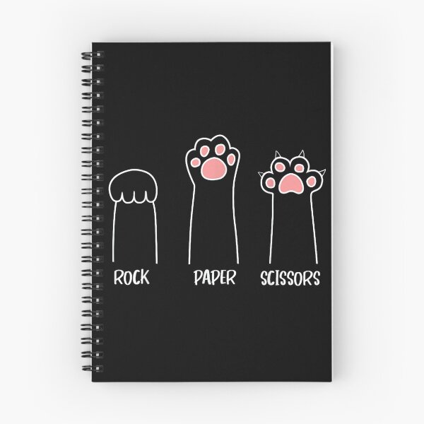 Item preview, Introvert Cat Rock Paper Scissors Funny Paw Game Pet Lover Design designed and sold by Lexastrong.