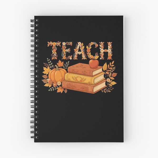 Item preview, Teach Fall Teacher Autumn Floral Pumpkin Books Apple Cozy designed and sold by Fulaly.