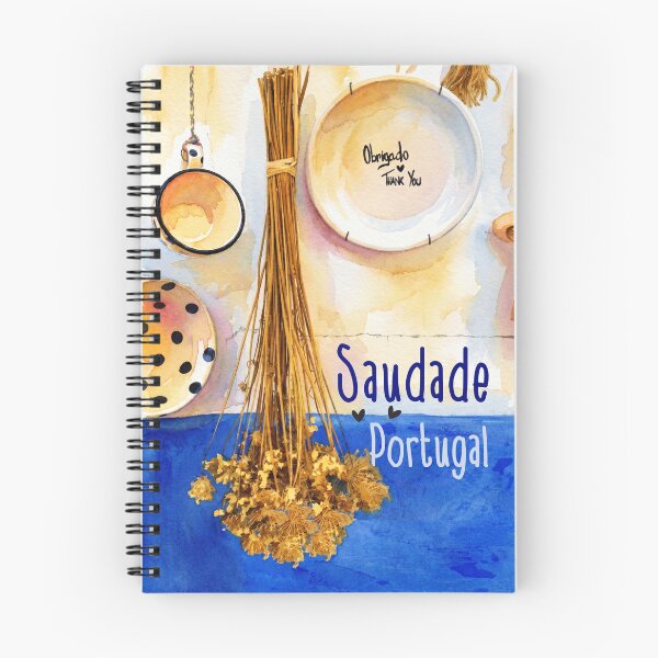 Item preview, Saudade Portugal – Aesthetic Watercolor Travel Design designed and sold by HappyLuckyJoy.