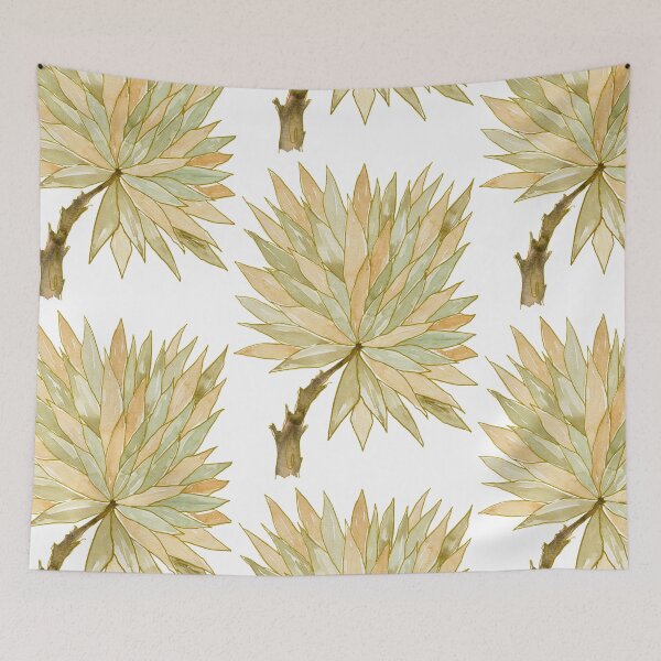 Item preview, Pale Green Tropical Leaves Watercolour designed and sold by ArithraStudio.
