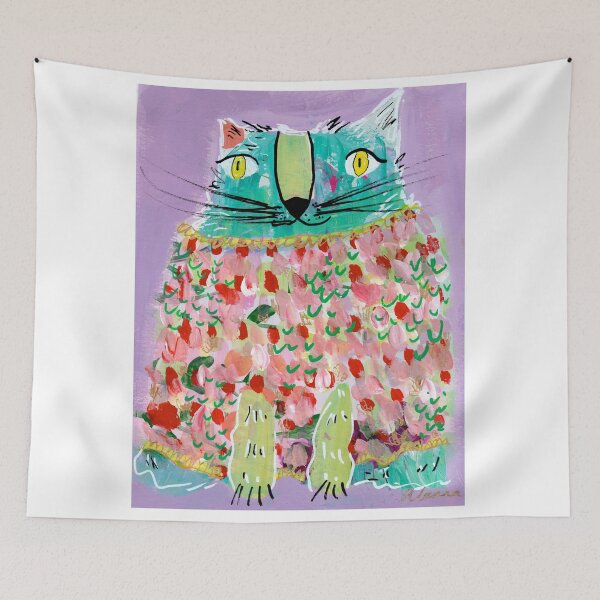 Aperçu de l'œuvre Chat douillet créée et vendue par paintingbyapage.