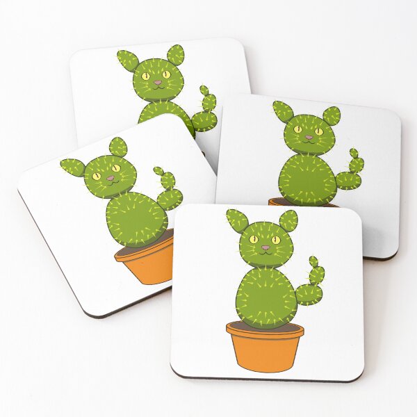 Item preview, Funny Cactus Cat designed and sold by Jaudaux Designs.