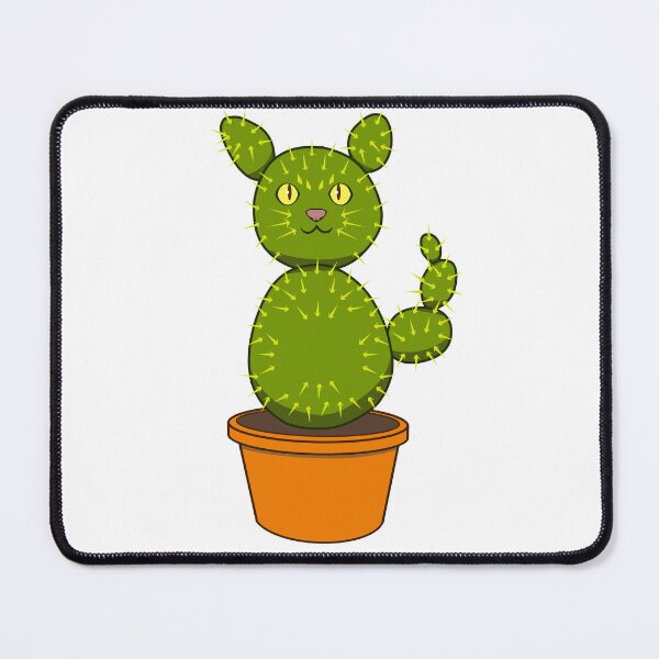 Item preview, Funny Cactus Cat designed and sold by Jaudaux Designs.