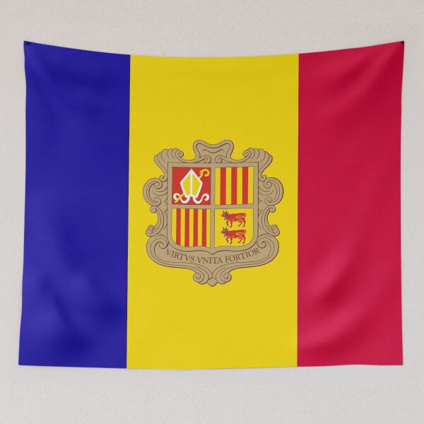 Item preview, Andorra Flag designed and sold by youngVl.